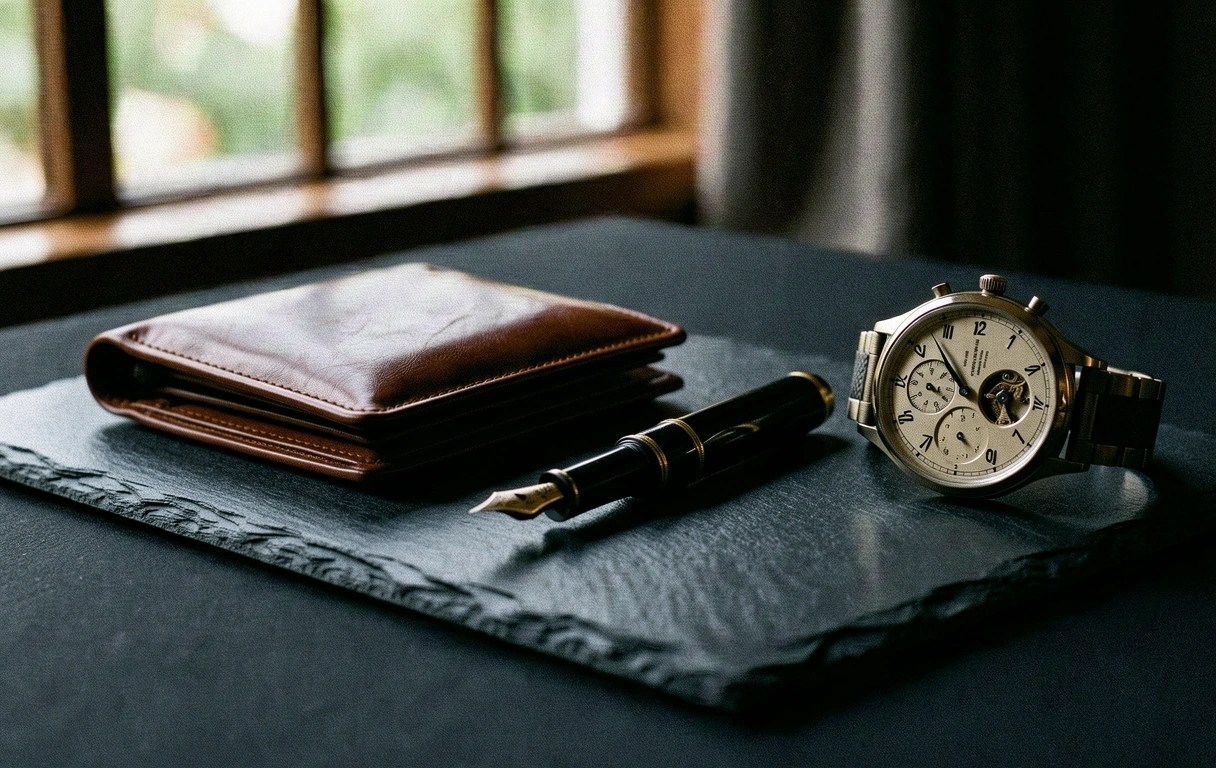 Close up of high-end accessories